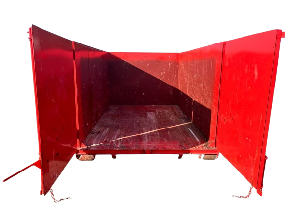 Interior capacity of a Honey Badger 14 yard dumpster rental bin